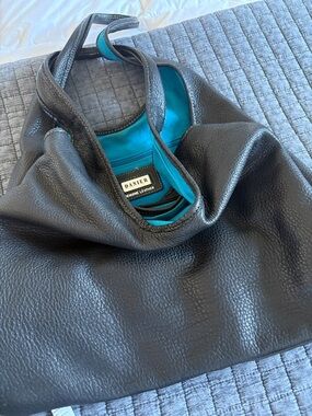 Danier Teal Blue Hobo Bag